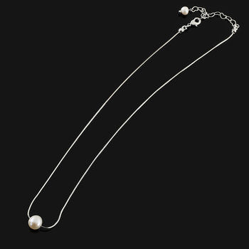N07 Classic Single Natural Freshwater Pearl Necklace Short Simple Niche Collarbone Chain All-match Necklace Gift for Women
