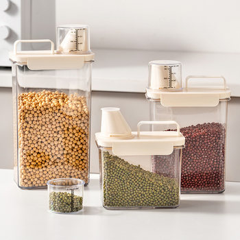 Food-Grade Sealed Jar for Home Kitchen, Sealed Storage Jar for Tea, Grains, and Cereals, Storage Box, Storage Jar, Storage Container