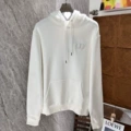 White hooded thin embroidered cd