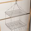Clothes Basket, Clothes Drying Rack, Stainless Steel Sweater Basket Clip, Home Balcony Cashmere Sweater Drying Rack, Socks Drying Rack
