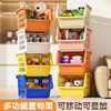 Kitchen storage rack vegetable and fruit storage basket multi-layer stackable mobile vegetable basket household snack toy storage rack