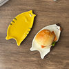 Japanese Style Tiger Cat Ceramic Simple Dish Household Dip Dish Snack Dish Cute Cartoon Plate LB28