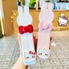 Popular Cute Ins Cartoon Spoon and Chopsticks Two-Piece Set for Students and Kidsren Portable Tableware Storage Box Set Gift