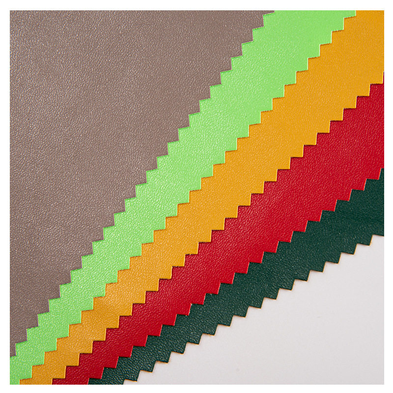 Wholesale Brazilian Leather Stretch Knitted Sheep PU Leather Clothing Fabric Leather Pants Children's Wear Packaging Decorative PU Fabric