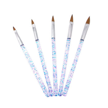 Nail art pen wholesale 5 PCs color painting pen crystal carving pen suit nail art practice tools nail art suit in stock