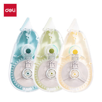Deli Simple Series Jx116/Jx117 Large Correction Tape 5Mm*20/30M Student Correction Tape Smooth Correction