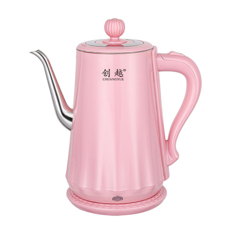 Chuangyue Long-Spout Electric Kettle, Hotel-Grade Food-Grade Stainless Steel, Double-Layer Anti-Scalding Kettle, Automatic Power-Off, Popular Model