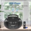 Portable Cd Disc Music Player Tape Player Home Am/Fm Radio Bluetooth