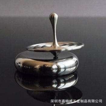 MEZMOTOP Water Drops Hand Twist Fingertip Gyro Stainless Steel Metal Desktop Magic Gyro Toy Amazon in stock