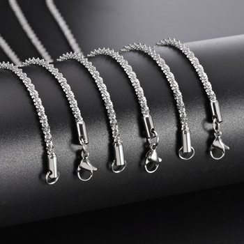 Cross-Border Chain Spot Stainless Steel Cauliflower Chain Ins Style Baby's Breath Water Wave Titanium Steel Clavicle Necklace Jewelry Wholesale
