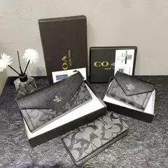 Ladies' long wallet with multiple card slots, wallet with cash card holder, zero wallet, fashionable and versatile handbag, gift box, foreign trade