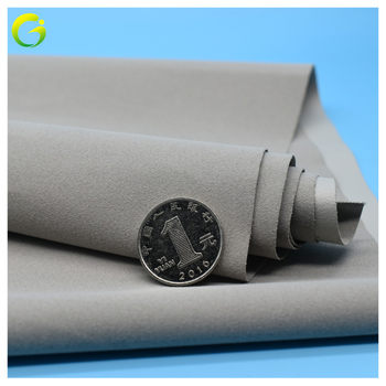 Spot supply suede imitation Microfiber leather 0.4 soft back coated bottom electronic leather case lining packaging box fabric