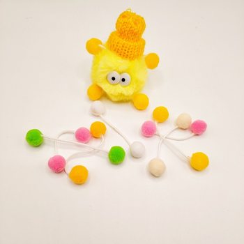 in stock color high elastic pair of ball clothing accessories with rope bayberry ball DIY shoes and socks scarf decorative accessories wholesale