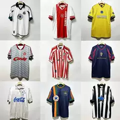Retro Jersey Ajax Arsenal West Ham Newcastle Naples Rangers Ac Football Jersey
