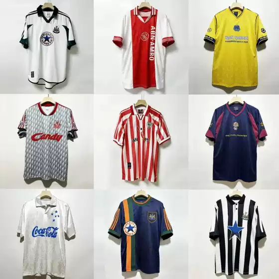 Retro Jersey Ajax Arsenal West Ham Newcastle Naples Rangers Ac Football Jersey
