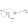 Retro plain glasses 9207 women's anti-blue light glasses square frame beige nail frame computer glasses factory wholesale