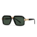 C6 black frame dark green