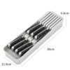 Kitchen drawer knife storage box kitchen knife fruit knife grid finishing knife holder