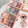 Baohzilan 10-Color New Eyeshadow Student Matte Earth Milk Korean Nude Low Saturation Cross-Border Eyeshadow Palette Makeup