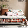 European-Style Double Seat Thickened Blanket Fabric Non-Slip Cover Blanket Pastoral Sofa Towel Full Cover Dust Cover Tassel Simple