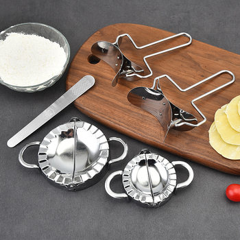 Factory Customized Dumpling Wrapper Set, Dumpling Wrapper Cutting Mold, Stainless Steel Dumpling Wrapper Kitchen Tool