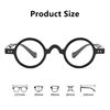 Foreign Trade New Punk Hip-Hop Style Ultra-Light Tr90 Glasses Frame Personalized Trendy Round Frame Danyang Glasses Wholesale