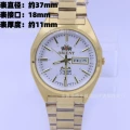 Men's golden white face