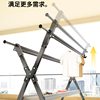 Good Wife Adjustable Floor-Standing Clothes Drying Rack for Indoor Home Use, Balcony Folding Telescopic Clothes Hanger, Mobile Quilt Drying Tool