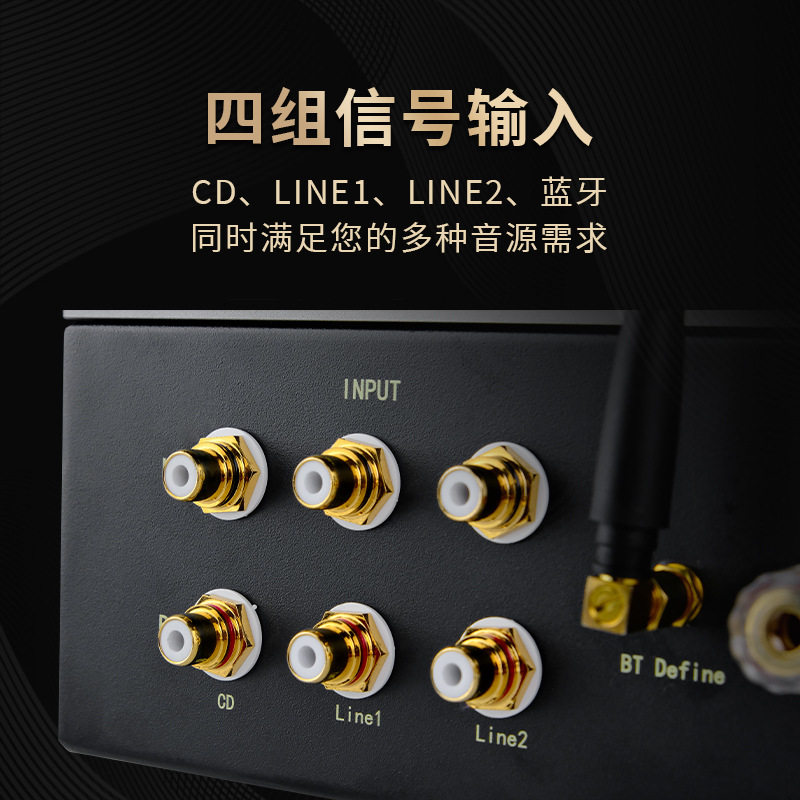 Gallbladder machine 300B single-end class A amplifier HIFI household Bluetooth amplifier pure class a electronic tube amplifier fever