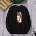 Sweatshirt black coke bottle