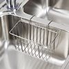 304 stainless steel sink drain basket kitchen storage basket brush wire cloth sponge storage rack