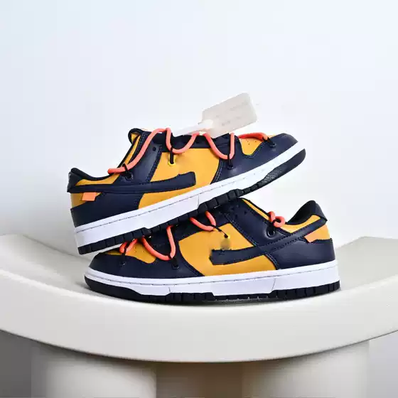 Putian Dunk Low-Top Sneakers Off-White Deconstructed Sports Shoes Wear-Resistant Basketball Shoes Couple Shoes Candy Color