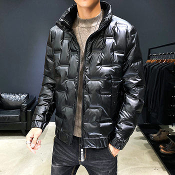 Down jacket men's 2021 Winter short fashion brand trendy handsome lightweight thickened new men's coat top