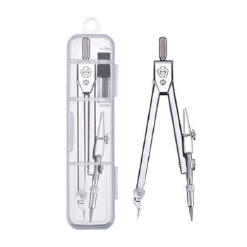 Customized Hero Brand Student Three-Use Compass H4001S Junior High School Student Geometric Teaching Exam Metal Compass