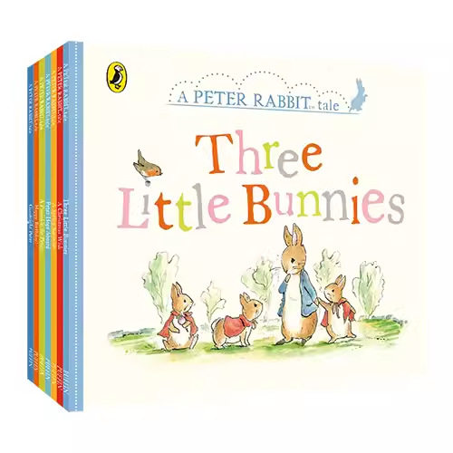 The Story of Peter Rabbit Puzzle Все 7 бесплатных аудио-картинок на английском языке в оригинале - классическая сказка с картинками о Питере Кролике Изображение 1