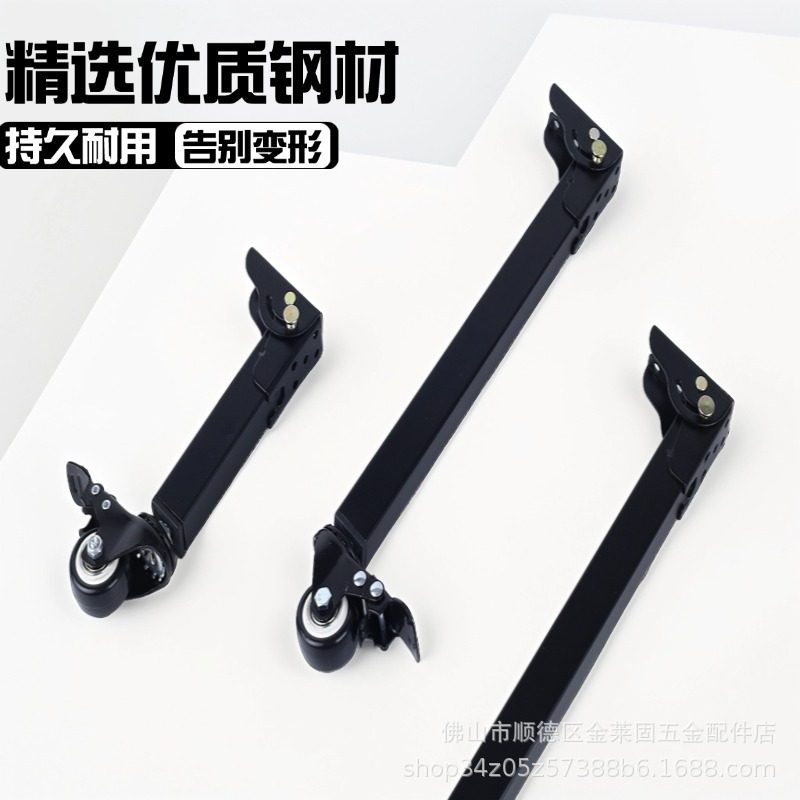 Metal Table Legs with Swivel Wheels, Foldable Legs, Camping Table Legs, Metal Leg Supports, Computer Desk, Folding Table Wholesale