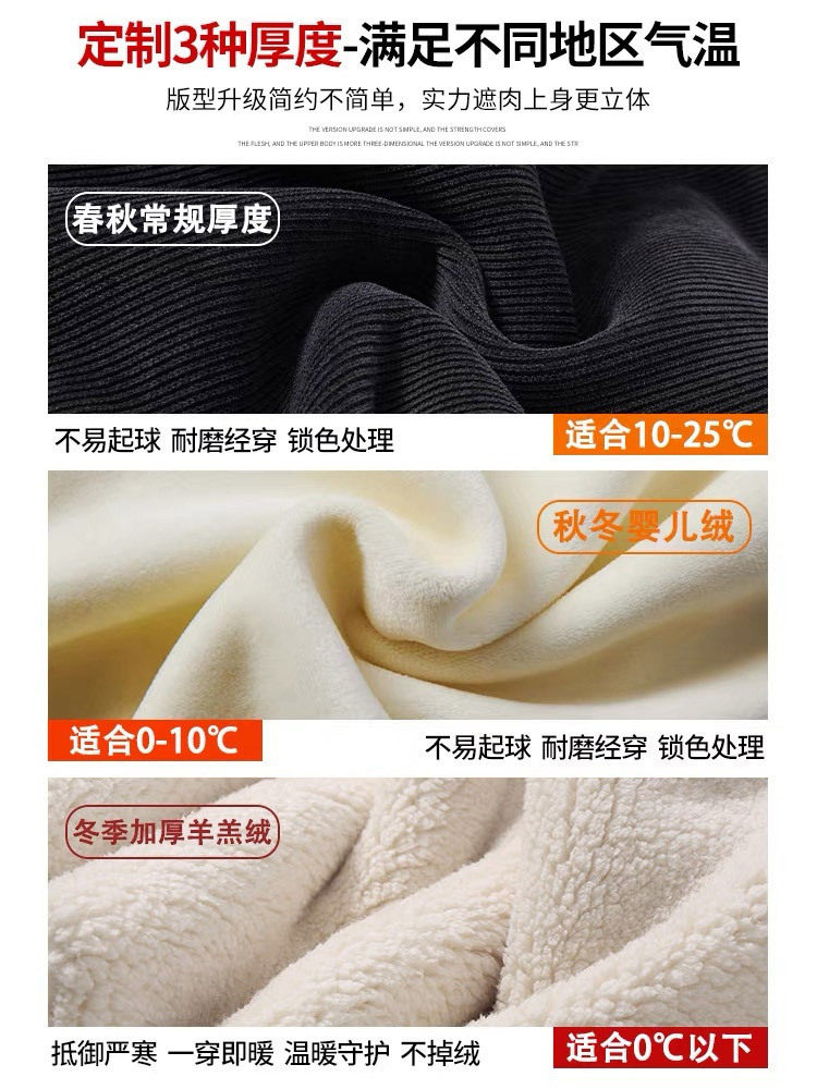 2025 New Maternity Pants for Autumn and Winter, Large Size, Fleece-Lined, Lamb Wool, Wide-Leg Pants, Non-Constricting, Long Pants, Maternity Wear