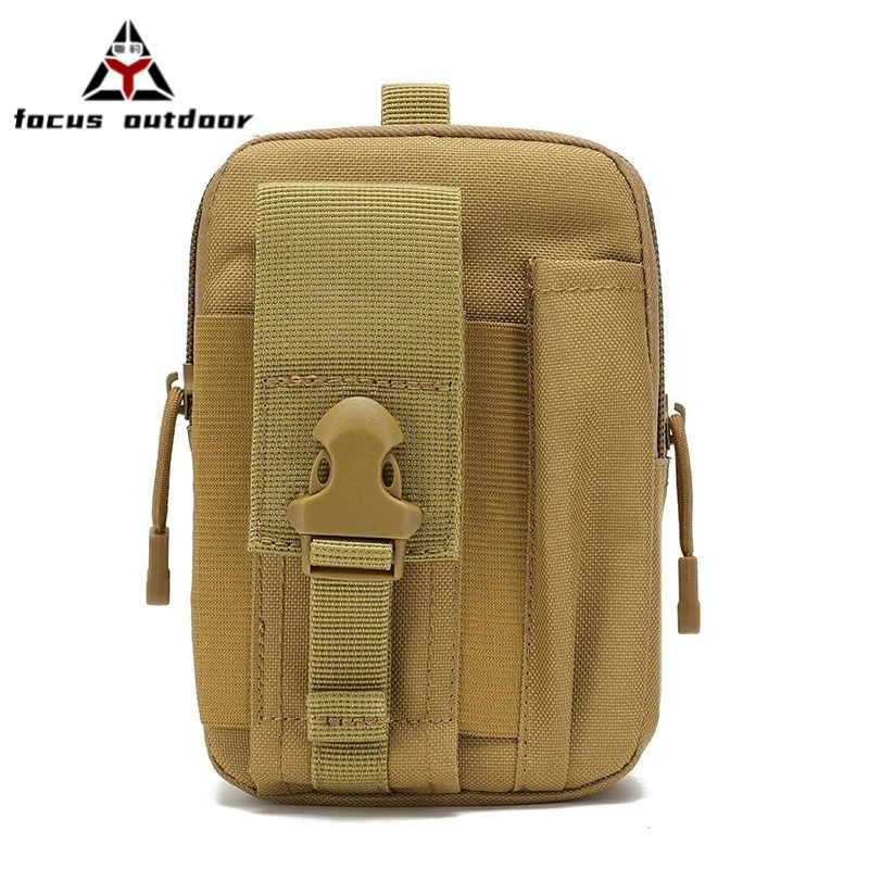 Tactical Outdoor Cycling Sports Waist Bag Camouflage Military Fan Tactical Waist Bag Multifunctional Tool Phone Waist Bag Accessory Bag