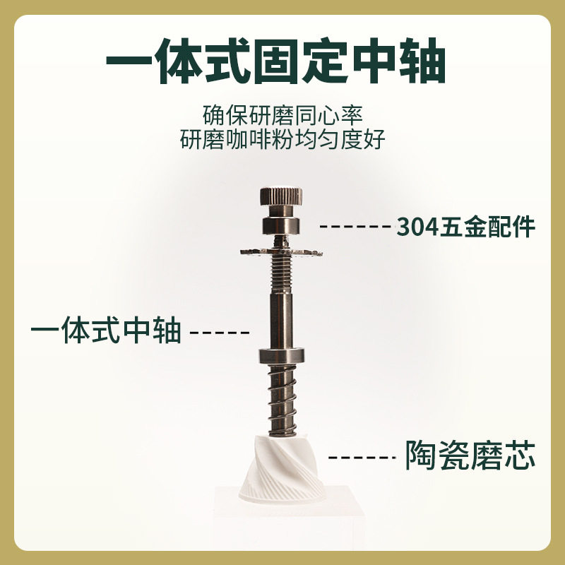 Coffee bean grinder hand grinder double bearing labor-saving manual grinder ceramic grinding core hand grinder coffee machine