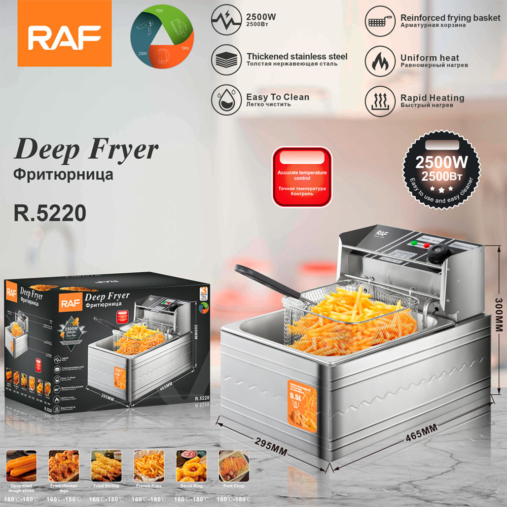 Cross-border European and American deep fryer household smal...