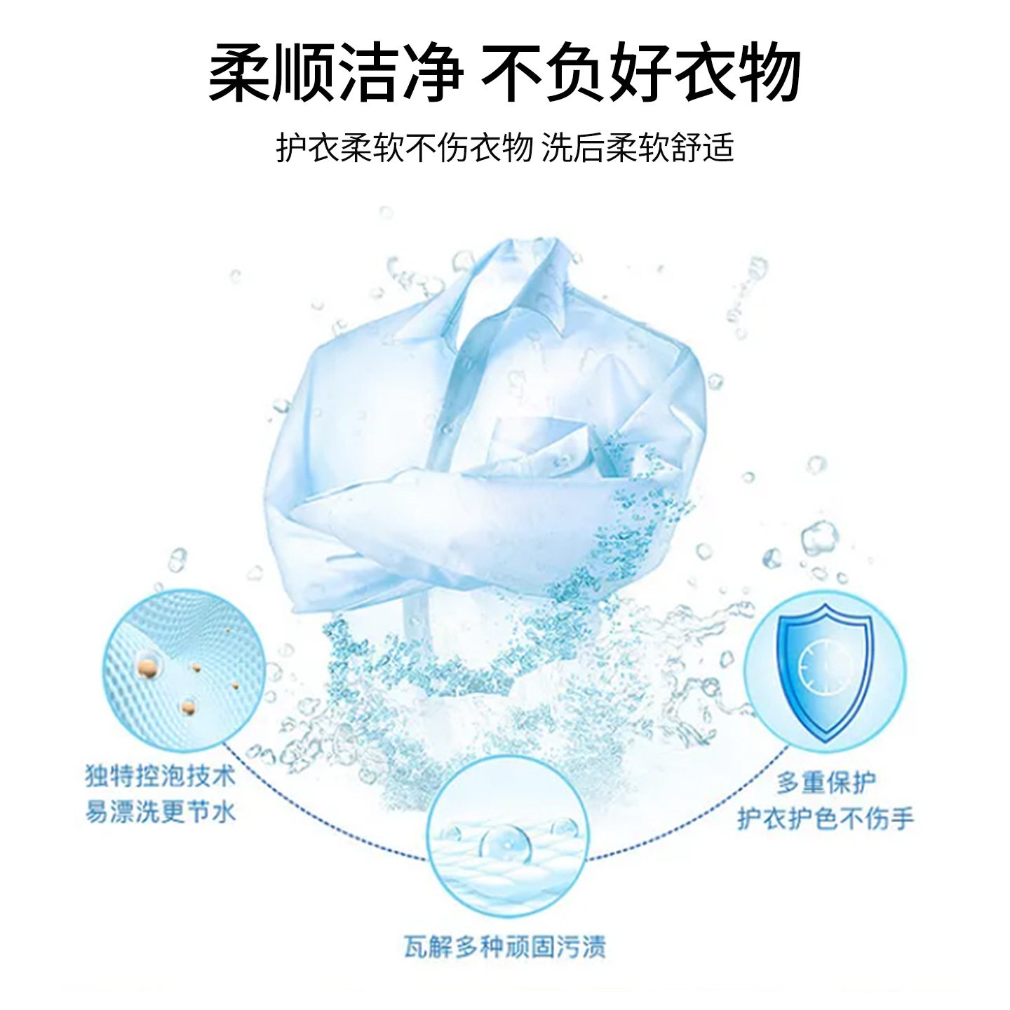 Japanese Imported 4D P&G Laundry Detergent Pods with Fabric Softener, Care Laundry Balls, Stain Removal, Long-Lasting Fragrance, 11 Pods