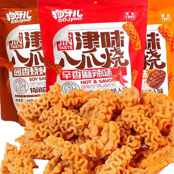 Dog Yaerjin Flavored Eight-Claw Roasted 188g Zhenjiao Zhendu Flavored Whole Box Nostalgic Snacks Popular