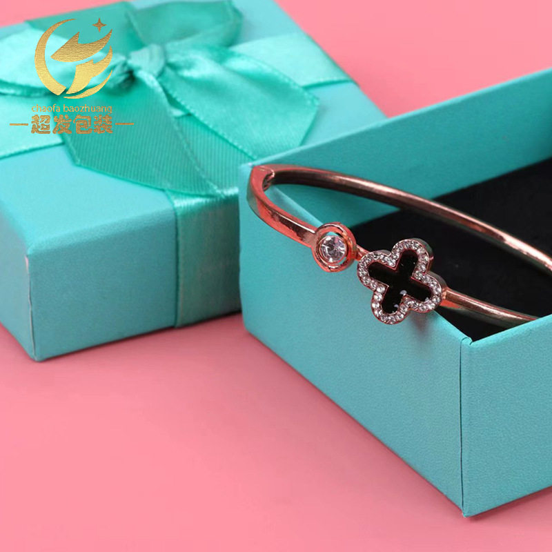 Explosions bow jewelry box creative ring box necklace earrings small set box jewelry box jewelry box wholesale