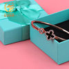 Explosions bow jewelry box creative ring box necklace earrings small set box jewelry box jewelry box wholesale