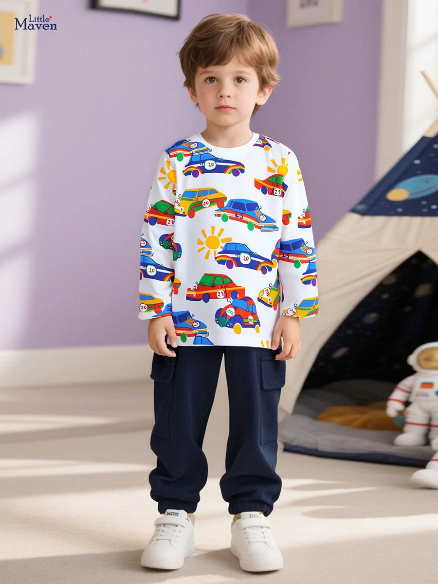 Style Kids' Wear Wholesale, Autumn Long-Sleeve Cartoon Boys' Top