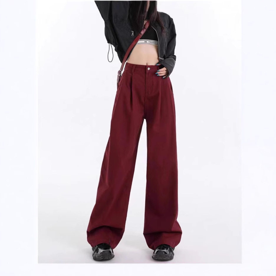High Waisted Wide Leg Denim Pants for Women Loose Fit Ankle Length Fall Style Wholesale Available