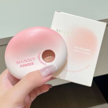 Mansili shimmer soft focus honey powder cake matte delicate skin not easy card powder beginners students women's affordable makeup