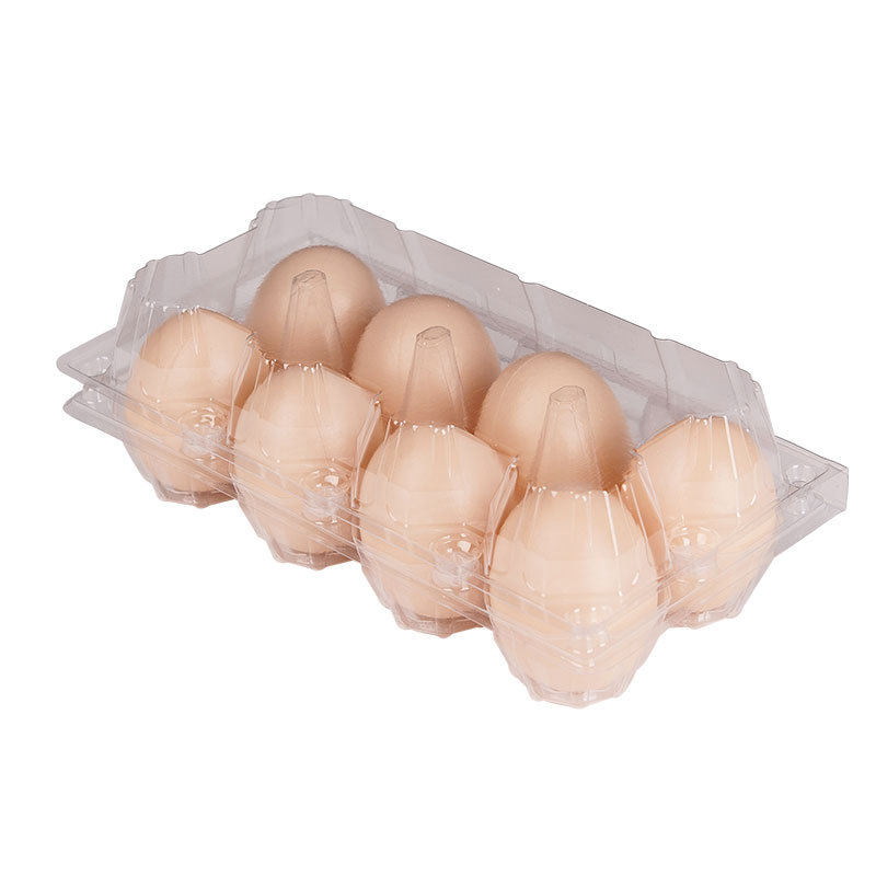 Manufacturer's Ready-Made Egg Tray Plastic Egg Packaging Box 8 Pieces Multi-Specification Transparent Blister Egg Tray Earth Egg Pet Box