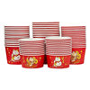 Disposable Paper Bowl New Year and Spring Festival Household Tableware Set Thickeneded Rice Bowl Red Festive Bowl New Year Dinner Box