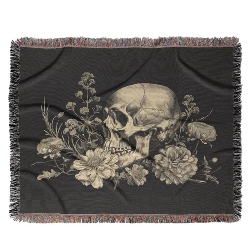 Cross-Border Independent Station High-Density Soft Jacquard Cotton Blanket Home Living Room Tapestry Sofa Cover Blanket Factory Customization